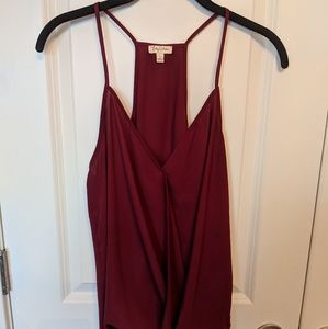 Razor Back Chiffon Tank